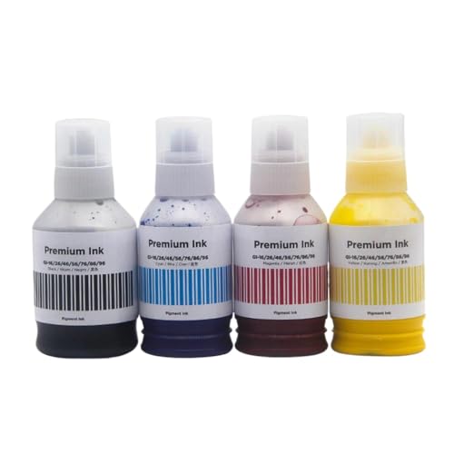 SSUMCUWR GI66 GI 66 GI-66 Bulk Flaschenwasserbasis Nachfülltinte kompatibel mit MAXIF GX6060 G7060 Druckermodelle(1 Set (4X Bottle)) von SSUMCUWR