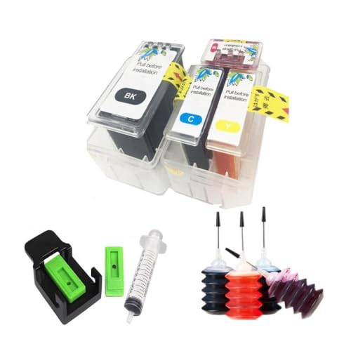 SSUMCUWR Kompatible Patronen -Nachfüll -Kit Kompatibel mit PG275 CL276 PG 275 CL 276 Arbeiten mit TS3520 TS3522 TR4720 Druckern(1Set with Ink) von SSUMCUWR