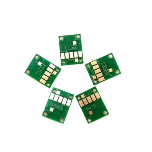 SSUMCUWR Kompatible Patronenchip PGI-550 CLI-551 ARC Kompatibel mit IX6850 P7250 IP8750 MG7150 MG6350 MG5450 MX925 MX725 MG6450 MG5550 MG5650 Printers Drucker(5Color) von SSUMCUWR