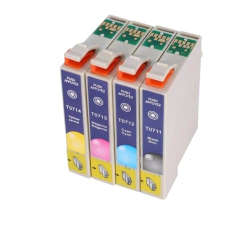 SSUMCUWR Kompatible Tintenpatrone T0711 T0715 Kompatibel mit Drucker wie Stylus SX110 SX215 SX218 SX400 SX405 SX405WIFI SX410 SX415 SX510W SX515W DX7400 SSUMCUWR Kompatible Tintenpatrone T0711 T0715 Kompatibel mit Drucker wie Stylus SX110 SX215 SX218 SX400 SX405 SX405WIFI SX410 SX415 SX510W SX515W DX7400 von SSUMCUWR