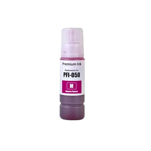 SSUMCUWR Kompatible Wasserbasis-Pigmenttinte PFI-050 PFI050 PFI 050 Kompatibel mit ImagePrograf TC-20 TC20m Drucker Farbflasche(1Bottle Magenta) von SSUMCUWR