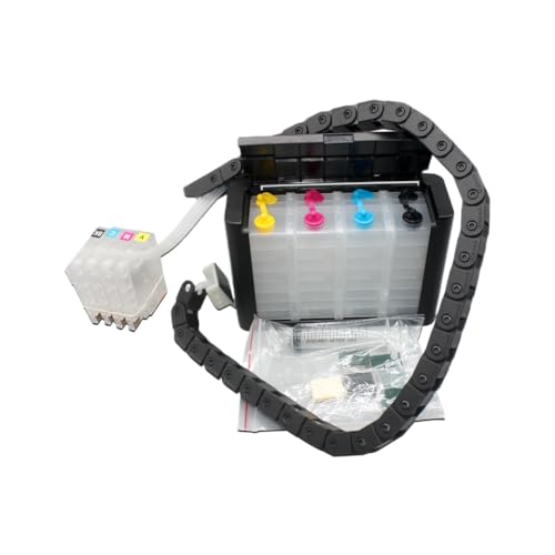 SSUMCUWR Kompatible kontinuierliche Tintenversorgungssystem Kompatibel mit DesignJet 711 XL Drucker Modelle T125 T130 T525 T530 T120 T520 mit permanenter Chipkette CISS(24-Inch) von SSUMCUWR
