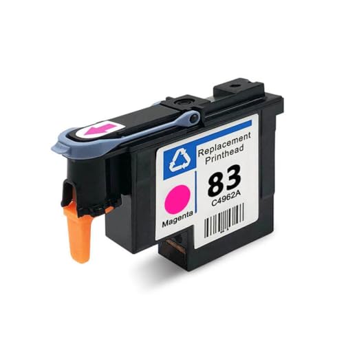 SSUMCUWR Kompatibler Druckkopf Kompatibel mit 83 Printhead DesignJet 5000 5500 Arbeiten mit C4960A C4961A C4962A C4963A C4964A C4965A(1PCS Magenta) von SSUMCUWR