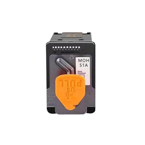 SSUMCUWR Kompatibler Printhead Kompatibel mit GT51 GT52 MOH50A MOH51A Kompatibel mit 5810 GT5810 5820 GT5820 Tintenbehältermodelle 310 315 318 319 410 415 418 419 Drucker(1pcs MOH51A Black) von SSUMCUWR