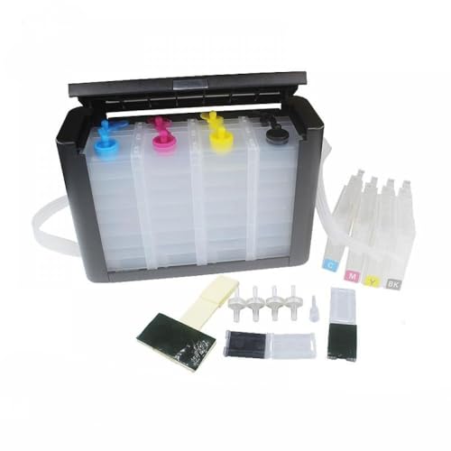 SSUMCUWR Leeres CISS -Tintensystem, kompatibel mit 952 953 954 711 Tintenpatronen Kompatibel mit Pro7720 7730 7740 Pro 8718 8728 8210 8260 8716 Printers Chip Free von SSUMCUWR