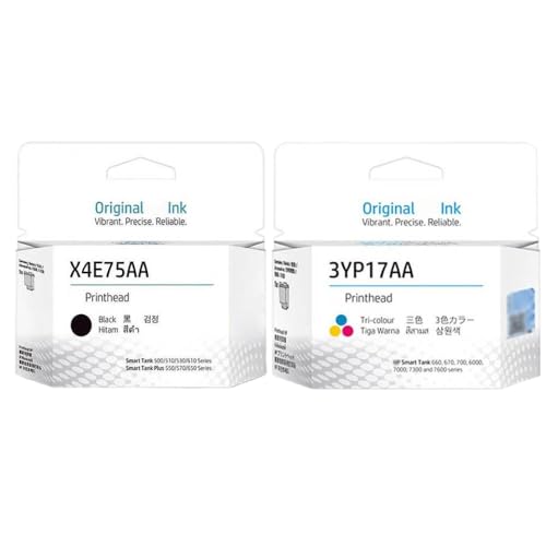 SSUMCUWR PrinThead -kompatibel mit Tank 660 670 700 6000 7000 7300 7600 Serie Drucker Modell 3yp17aa X4E75AAA(1set 2pcs) von SSUMCUWR