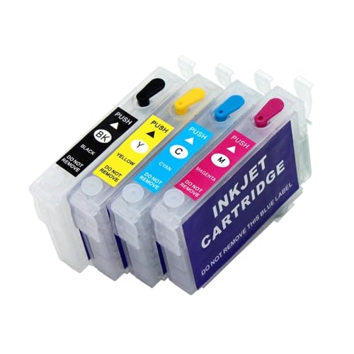 SSUMCUWR Refill Ink Patrone T140 T1401 T1402 T1403 T1404 mit ARC -Chip -kompatibel mit Belegschaft 630 633 Stylus Office TX620FWD TX560WD -Drucker SSUMCUWR Refill Ink Patrone T140 T1401 T1402 T1403 T1404 mit ARC -Chip -kompatibel mit Belegschaft 630 633 Stylus Office TX620FWD TX560WD -Drucker von SSUMCUWR