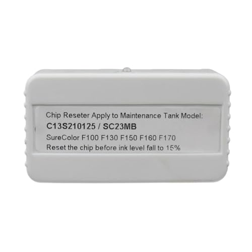 SSUMCUWR SC23MB Verwendete Tintenwartungsbox S210125 Chip Resetter kompatibel mit SC-F100 SC-F130 SC-F160 SC-F170 F100 F130 F160 F170 Drucker von SSUMCUWR