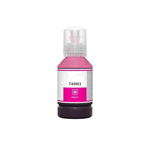 SSUMCUWR T49M T49M1 T49M2 T49M3 T49M4 Bulk Water-Basis-Flaschen-Nachfüll-Tinte kompatibel mit Sublimation-Druckern wie SC-F570 SC-F170(1 Bottle Magenta) von SSUMCUWR