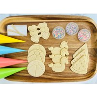 Sommer Strand Keks-Dekorationsset, Enthaltet 24 Artikel Zoom Party Favors, Assorted Shaped Cookie Kit von SSUniqueCreationsUS