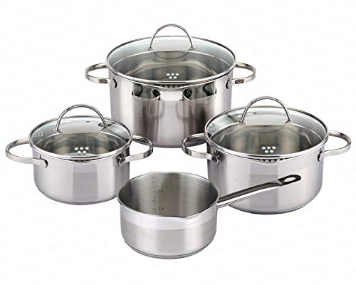 SSW Kochtopfset 7tlg, Edelstahl von SSW