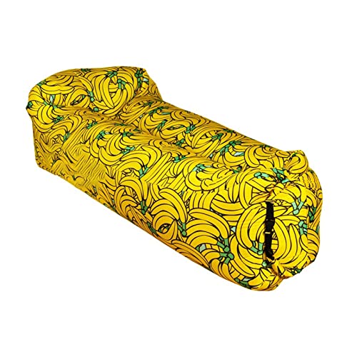 SSWERWEQ Sitzsackstühle für Erwachsene Camping aufblasbares faules Sofa tragbarer Garten Strand Picknick Reisen Luft falt Farbe Deck Stuhl outdoormöbel (Color : 1, Size : ONE Size) von SSWERWEQ