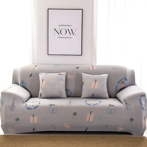 Sofabezug für 1/2/3/4 Sitzer Hochelastische Sofabezüge 3D-Bedruckte Spandex-Sofabezüge Universeller Sofabezug Rutschfester Sofabezug Waschbares Sofa für Haustiere(Size:1 Seater(90-140cm),Color:O) von SSWH