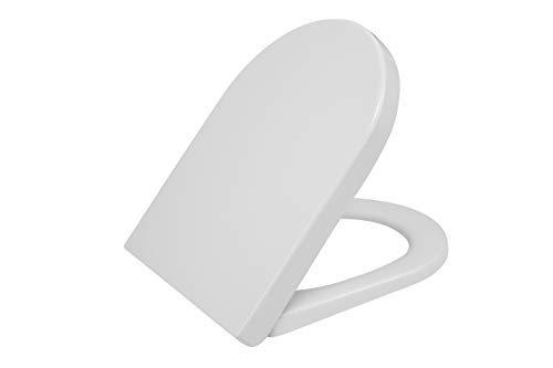 SSWW D-Form Toiletten-Sitz mit Softclose-Mechanismus modernes Design WC-Deckel aus Duroplast von SSWW