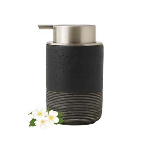 Badezimmer Handseifenspender Get Sudsy with Style!Der Foamy Fun-Nordic Seifenspender - Keramikflasche, Perfekt für Bad oder Dusche Handseifenspender von SSYun