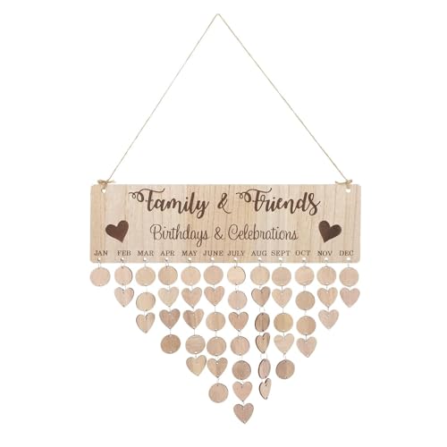 Kreativer Holzkalender, Weihnachtskalender, Wandbehang, Familie, Geburtstag, Plakette mit Etiketten, Holzschild, Dekoration, Tage, DIY-Tafel Kreativer Holzkalender, Weihnachtskalender, Wandbehang, Familie, Geburtstag, Plakette mit Etiketten, Holzschild, Dekoration, Tage, DIY-Tafel von SSYun