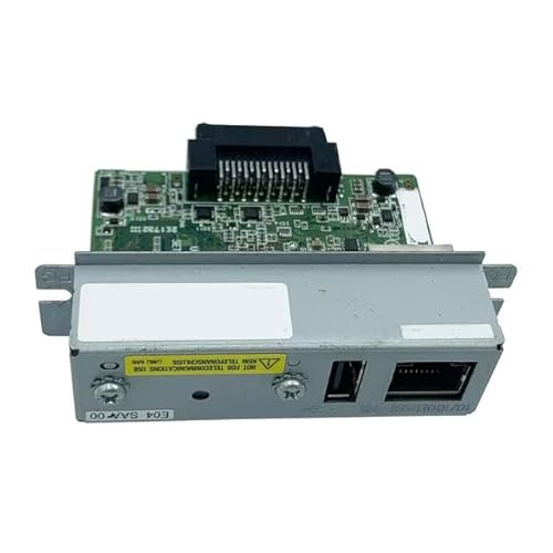 【Druckerzubehör】 Ethernet-Schnittstelle kompatibel mit Epson TM U220B 220PB 220PD 220PA TM T81 T82II T88III T88IV T88V T70 T90 T86L UB-E03 UB-E02 C32C824541(E03) von SSZENO
