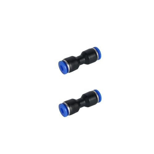 SSZENO 【Druckerzubehör】 Kompatibel mit Bambu Lab PTFE-Rohr 2,5 mm 4 mm P1S P1P AMS A1 Mini 3D-Drucker Teflonto-Rohr X1C Bambulab PTFE-Anschluss Weiß Grau AMS LITE(2X Connector) von SSZENO
