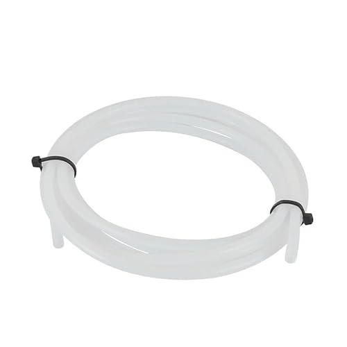 SSZENO 【Druckerzubehör】 Kompatibel mit Bambu Lab PTFE-Rohr 2,5 mm 4 mm P1S P1P AMS A1 Mini 3D-Drucker Teflonto-Rohr X1C Bambulab PTFE-Anschluss Weiß Grau AMS LITE(White 1 Meter) von SSZENO