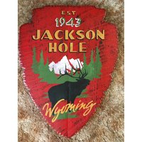 Jackson Hole Wyoming Pfeilspitze Jackson Hole Wyoming Pfeilspitze von SStocklinRusticArt