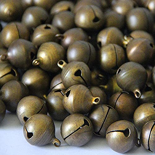 200Pcs Vintage Glöckchen in Bronze,6MM Klein Glöckchen Glöckchen Schellen Glocken Basteln SchellenWeihnachtsbaum,für Windspiel Weihnachtsglocke Weihnachtsdeko (6MM) von SSyang