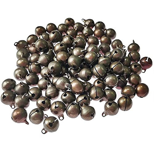 200 Stück Vintage Glöckchen in Bronze,12MM Exquisite Schellen Glocken Kupfer Hochzeit Dekoration Glöckchen Glöckchen Schellen Glocken aus Kupfer,ür Schmuck Basteln Geschenkverpackung Weihnacht von SSyang