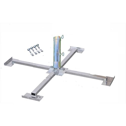 STABIELO SICHERHEITS Platten-Schirmständer, Deutscher Stahl, für Platten 50 x 50 cm Rohrdurchmesser 60 mm - Made in Baden Württemberg von STABIELO