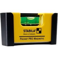 Stabila Messgeräte - Stabila Wasserwaage Pocket pro Magnetic, 7 cm Seltenerd-Magnetsystem von STABILA MESSGERÄTE