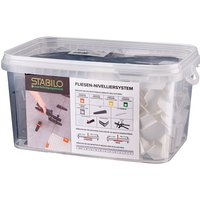 Stabilo Fliesen Nivelliersystem Verlegehilfe Set,1,5 mm Zuglaschen Keile Zange von STABILO BEFESTIGUNGSTECHNIK