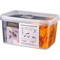 Stabilo Fliesen Verlegehilfe Nivelliersystem Set 2 mm Zuglaschen Keile Zange Stabilo Fliesen Verlegehilfe Nivelliersystem Set 2 mm Zuglaschen Keile Zange von STABILO BEFESTIGUNGSTECHNIK