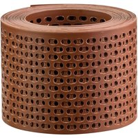 Vogelschutzgitter Lüftungsgitterband Traufgitter Länge 5 m Breite 80 mm ziegelrot von STABILO BEFESTIGUNGSTECHNIK