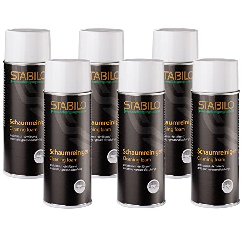 6x Universal Schaumreiniger 400ml | Aktivschaum, Reiniger für Scheiben, Polster, Kunststoff, Metall | 6 Stück 6x Universal Schaumreiniger 400ml | Aktivschaum, Reiniger für Scheiben, Polster, Kunststoff, Metall | 6 Stück von Stabilo Befestigungstechnik