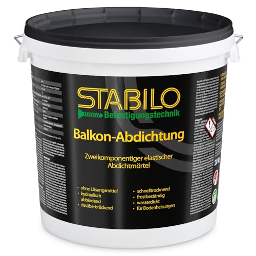 2K Balkon-Abdichtung 20kg | Dichtschlämme Abdichtung Terrasse Balkone Bad 2K Balkon-Abdichtung 20kg | Dichtschlämme Abdichtung Terrasse Balkone Bad von Stabilo Befestigungstechnik