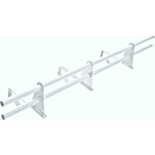 Stabilo Schneefangrohr 3,00m Set | Schneefanggitter | Schneefangsystem | Schneefang | Silber - RAL 9006 - Komplettes Set von Stabilo Befestigungstechnik