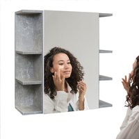 Spiegelschrank "Julien" Marmor Optik 6 Seitenflächen 62x64x21cm von STABILO SANITÄR