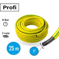 Profi Gartenschlauch 1 Zoll 25m gelb von STABILO-SANITAER