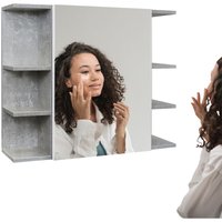 Stabilo Sanitär - Spiegelschrank 'Manni' Marmor Optik 6 Seitenflächen 80x19,5x64cm von STABILO SANITÄR
