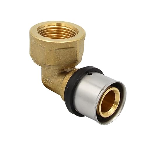 Pipetec Pressfitting Winkel Übergang 26x3 mm 3/4 Zoll Innengewinde TH Kontur Verbundrohr, DVGW, TH-Profil von STABILO Sanitaer