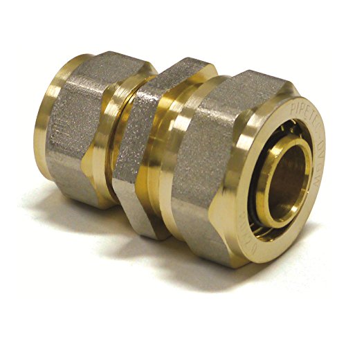 Pipetec Schraubfitting Kupplung Übergang 32x3 20x2 mm Verbinder Reduzierung für Mehrschicht-Verbundrohr, DVGW, UBA-konform, bis max.100°C von STABILO Sanitaer