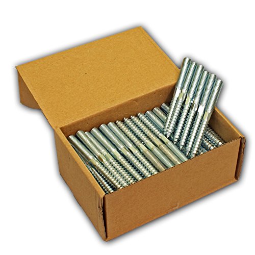 Stabilo-Sanitaer 100x Stockschrauben M8 x 100 mm Schraubstifte Gewindestifte verzinkt Doppelgewindeschrauben Rohrschellen Befestigungsmaterial Montagematerial von STABILO Sanitaer