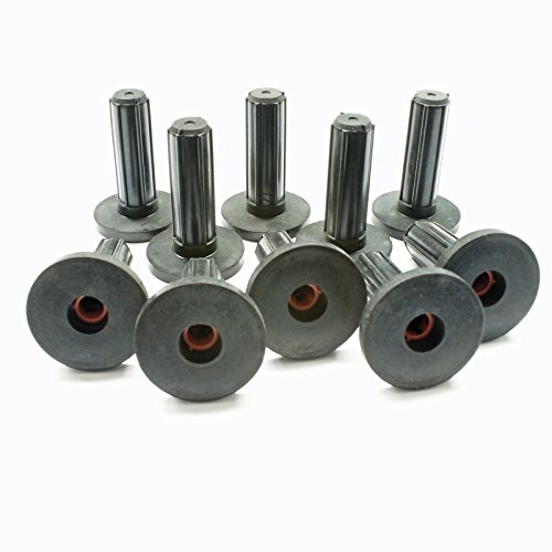 Stabilo-Sanitaer 10x Schallschutzdübel 12mm M6 Gummidübel mit Bund Kragen Schalldämmung Schallschutz Dübel von STABILO Sanitaer