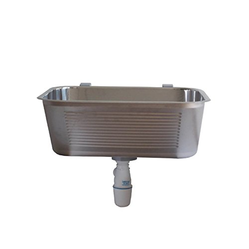 Stabilo-Sanitaer Edelstahl Ausgussbecken 63 x 53 x 25 cm 55l Waschbecken Spülbecken Waschtrog für Keller oder Garten Stabilo-Sanitaer Edelstahl Ausgussbecken 63 x 53 x 25 cm 55l Waschbecken Spülbecken Waschtrog für Keller oder Garten von STABILO Sanitaer