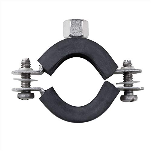 Stabilo-Sanitaer Edelstahlrohrschelle 48-52mm 1 1/2 Zoll Edelstahl Rohrschelle Rohrhalter Rohrbefestigung Rohrhalterung Schraubrohrschelle V2A V4A W4 W2 Nirosta Niro von STABILO Sanitaer