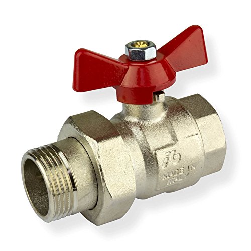 Stabilo-Sanitaer Kugelhahn 1/2 Zoll DN15 mit Flügelgriff für Wasser Messing Kugelventil Absperrventil Heizung Absperrhahn Stabilo-Sanitaer Kugelhahn 1/2 Zoll DN15 mit Flügelgriff für Wasser Messing Kugelventil Absperrventil Heizung Absperrhahn von STABILO Sanitaer