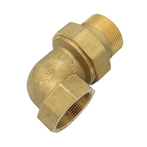 Stabilo-Sanitaer Messing Fitting Winkelverschraubung 1 1/2 Zoll DN40 IG/AG Winkel Verschraubung Rohrverschraubung Gewindefitting von STABILO Sanitaer