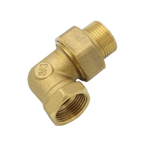 Stabilo-Sanitaer Messing Fitting Winkelverschraubung 3/4 Zoll DN20 IG/AG Winkel Verschraubung Rohrverschraubung Gewindefitting von STABILO Sanitaer