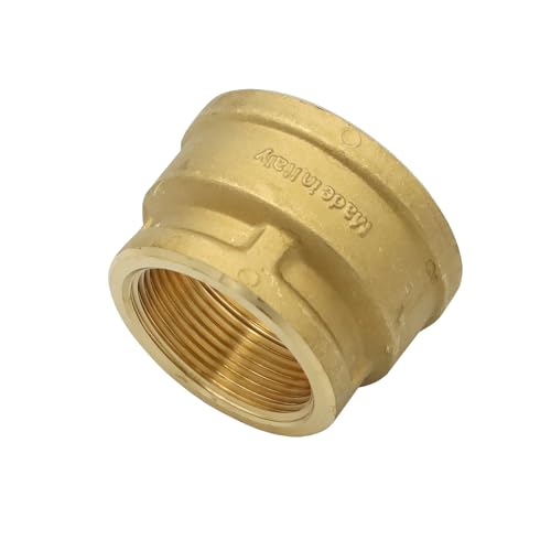 Stabilo-Sanitaer Messingfitting Reduziermuffe 1 1/2 x 2 Zoll Reduzierung Übergangsmuffe Messing Fitting Gewindefitting Rohrfitting Stabilo-Sanitaer Messingfitting Reduziermuffe 1 1/2 x 2 Zoll Reduzierung Übergangsmuffe Messing Fitting Gewindefitting Rohrfitting von STABILO Sanitaer