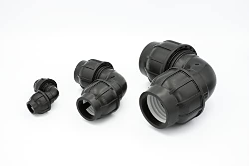 Stabilo-Sanitaer PE Rohr Verschraubung 25 x 25 mm Winkel 90 Grad Rohrwinkel Klemmverbinder Klemmverschraubung Fitting Verbinder Stabilo-Sanitaer PE Rohr Verschraubung 25 x 25 mm Winkel 90 Grad Rohrwinkel Klemmverbinder Klemmverschraubung Fitting Verbinder von STABILO Sanitaer