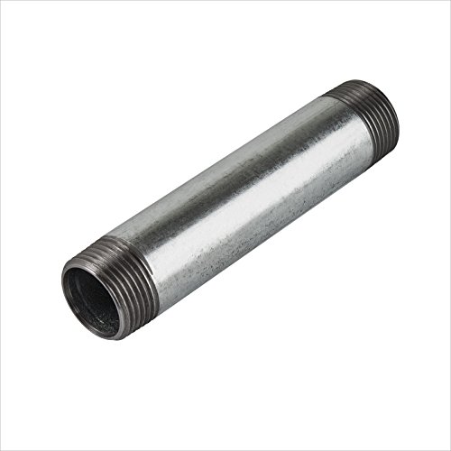 Stabilo-Sanitaer Rohrdoppelnippel 3/4 Zoll 26,9 x 250 mm DN20 Rohrnippel verzinkt Langnippel Gewindenippel Doppelnippel Nippel Gewinderohr von STABILO Sanitaer