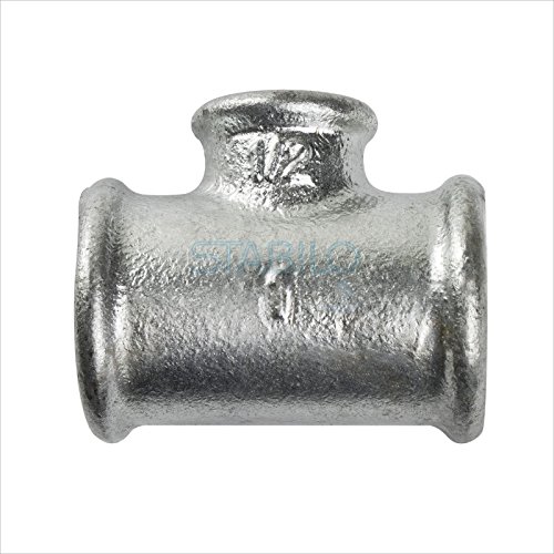 Temperguss Rohr T-Stück Abzweig Abzweigung Y-Stück Reduzierung 1 x 1/2 x 1 Zoll DN25 x DN20 reduziert Temperguss Rohr T-Stück Abzweig Abzweigung Y-Stück Reduzierung 1 x 1/2 x 1 Zoll DN25 x DN20 reduziert von STABILO Sanitaer